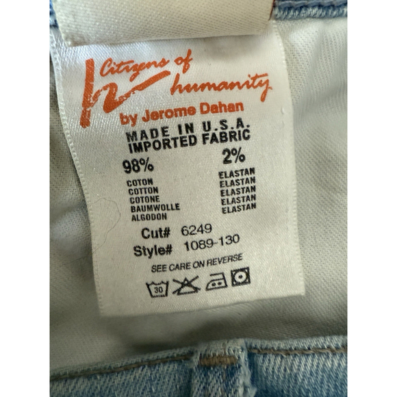 Citizens of Humanity Bootcut Jeans Size 28 Waist 34” Inseam Tall Long Mid Rise - Picture 10 of 11